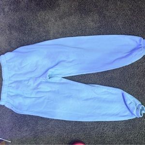 Baby blue sweat pants